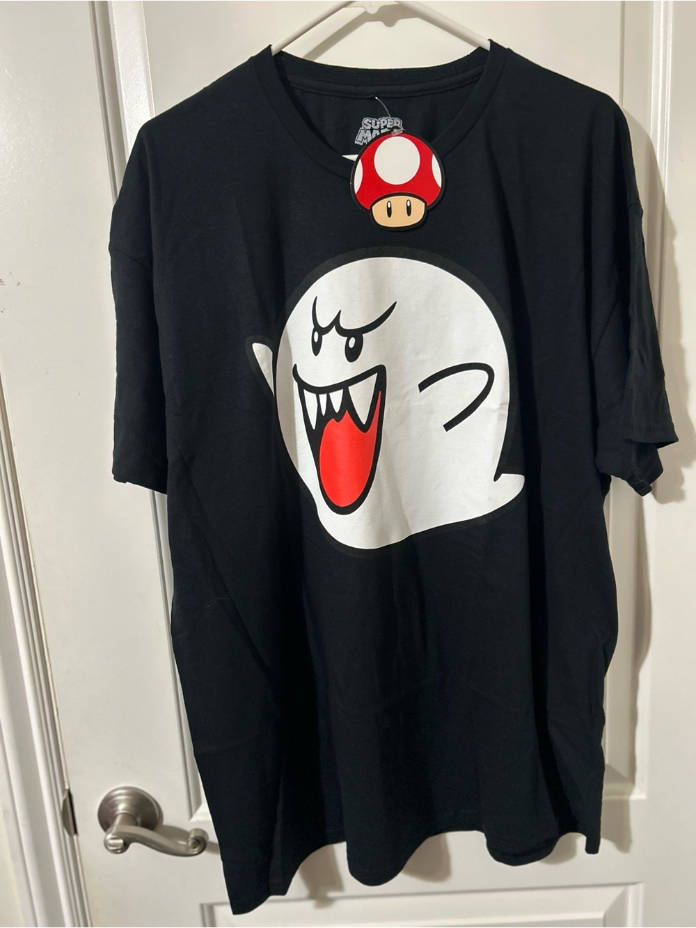 Brand new men’s size X-Large Nintendo Black Tee with White Boo Graphic